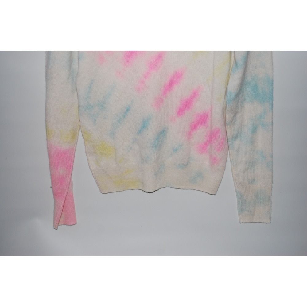 White + Warren Essentials XS Tie‑Dye 100% Cashmere Sweater – Used, Good - Picture 6 of 7